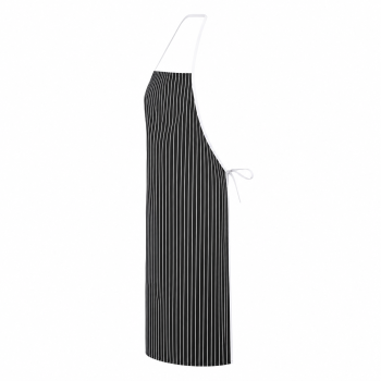 Fartuch eko kucharski przedni w paski, bez regulacji 60%cotton