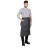Zapaska kelnerska kucharska 90x75 cm jeans  MIDI GRANDE