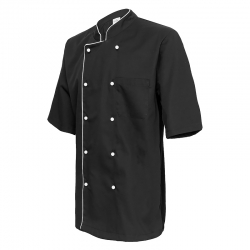 Bluza kucharska Cool z siatka na plecach i lamówką